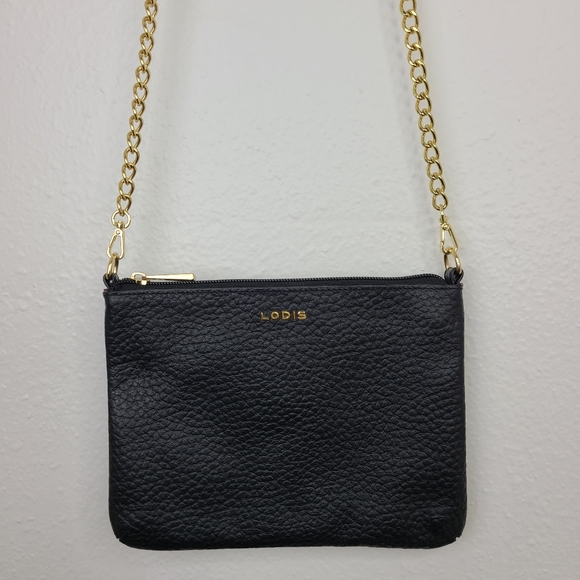 Lodis Handbags - Lodis Emily Bag Crossbody Handbag Clutch 5-in-One Convertible Black Leather